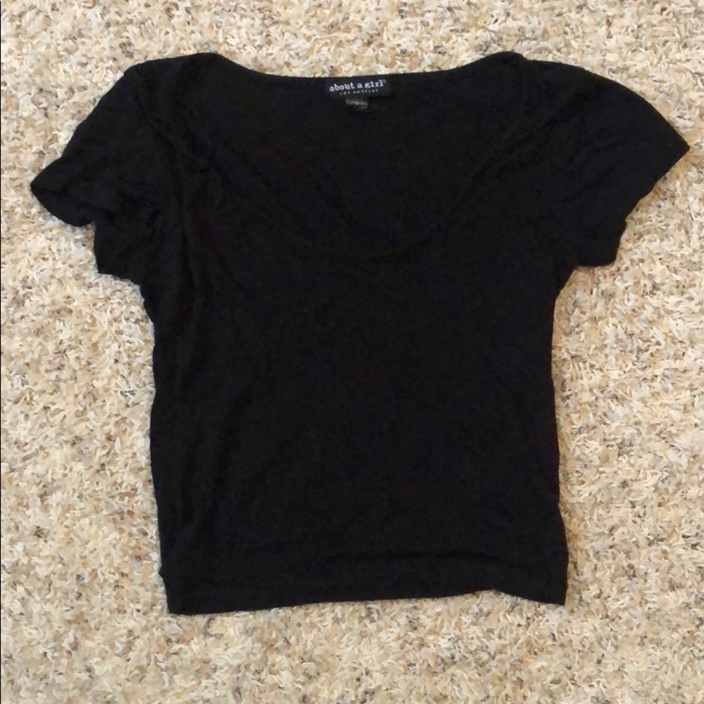 Small about a girl Los Angeles crop top